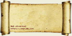 Strahinja Bzenić vizit kartica